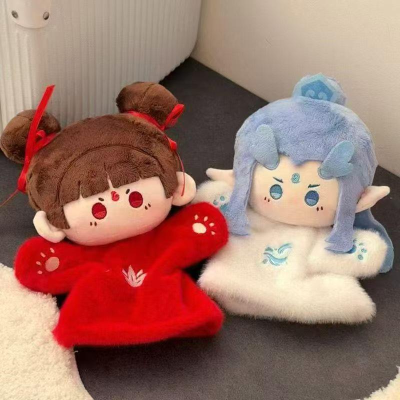 

Cute Nezha & Ao Bing Hand Puppet Plush Cloth Doll - Demon Child Series 25cm
