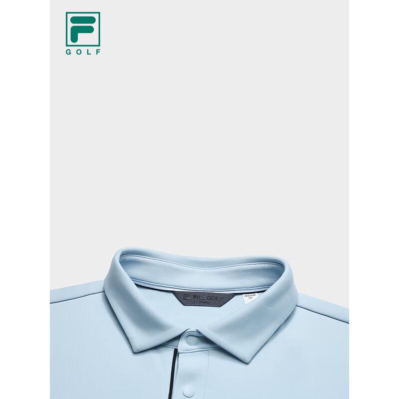 FILA Men's Long Sleeve Knit Golf Polo Shirt