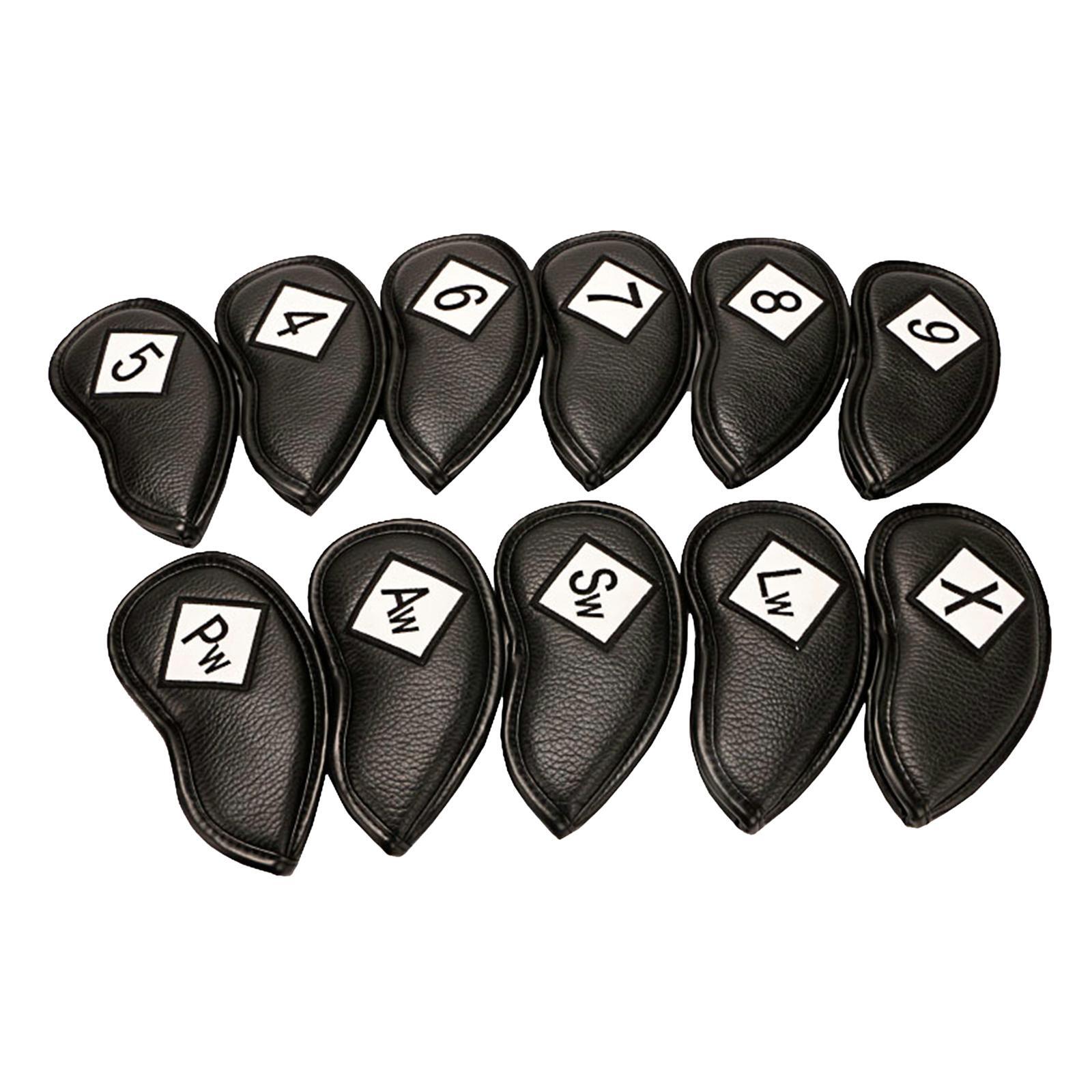 

Головной убор для гольфа с железом, защитная наклейка на голову клюшки, черный + красный