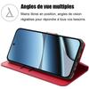 Coque de Protection - E.F.Connection - pour Google Pixel 10 Pro XL - Antichoc Synthécuir Rouge - 2 Vitres