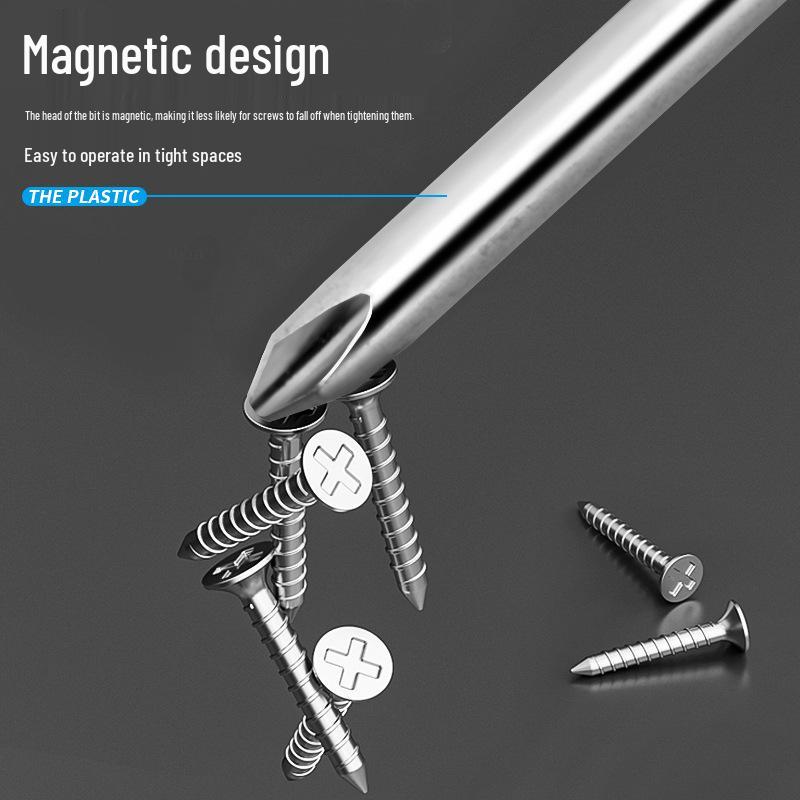 Dual-use Screwdriver Set: Flathead & Phillips, 2 To 4 Inch