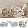 Molde para Estantería de Caracol Lindo Molde de Silicona Soporte de Exhibición de Media Luna Bandeja Molde para Fundición de Epoxi Soporte para Joyería DIY Estante de Almacenamiento Manualidad DIY Hogar