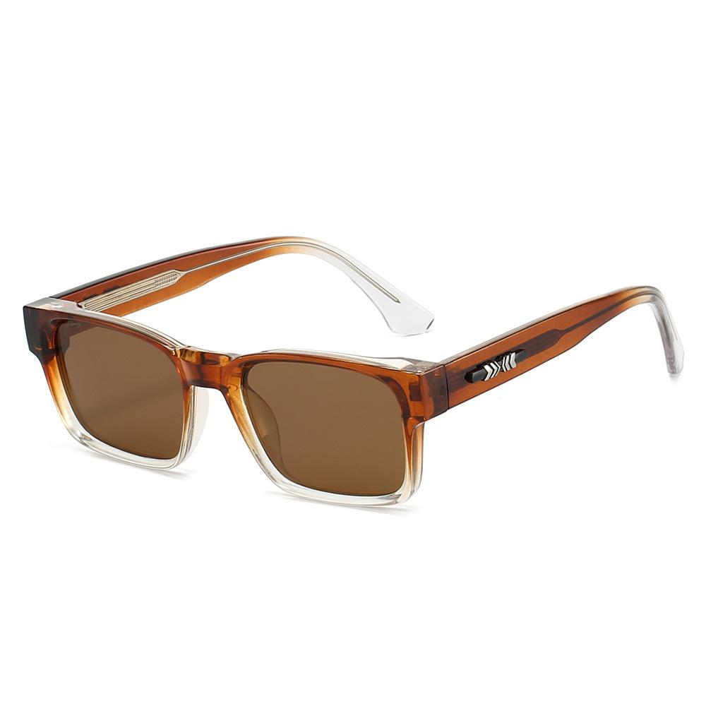 

New Luxury Leopard Square Women Sunglasses Retro Brand Design Fashion Gradient Men Outdoor Sun Glasses Uv400 as picture