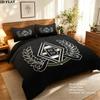 Borussia Mönchengladbach Pattern Bedding Quilt Set  Home Decoration  Gift (1 * duvet cover + 2 * pillowcase  without core)