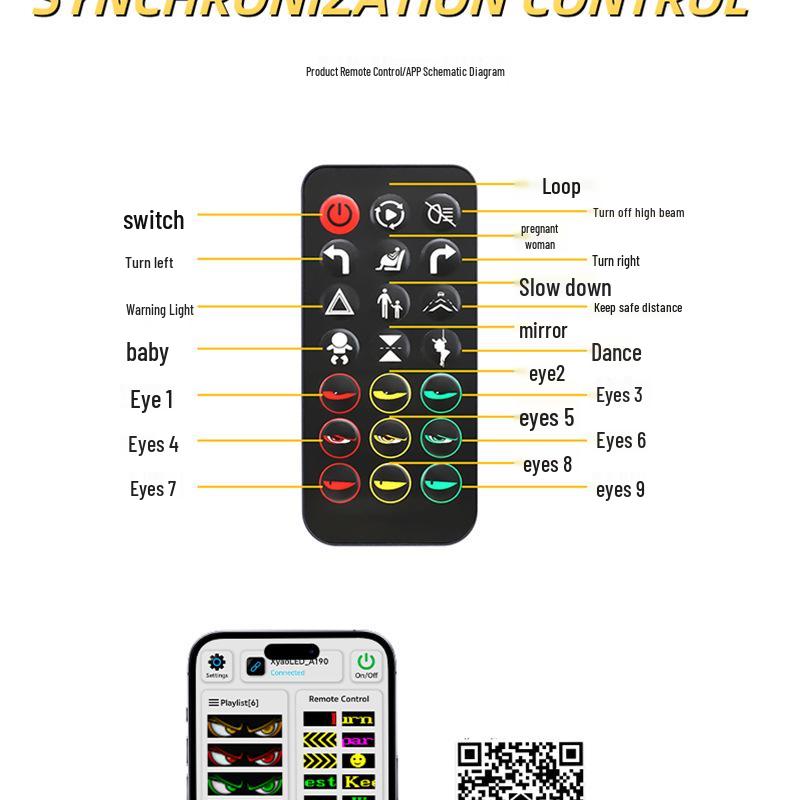 Inteligentny ekran LED do samochodu: Bluetooth sterowany aplikacją, elastyczny wyświetlacz w pełnym kolorze do okien i drzwi