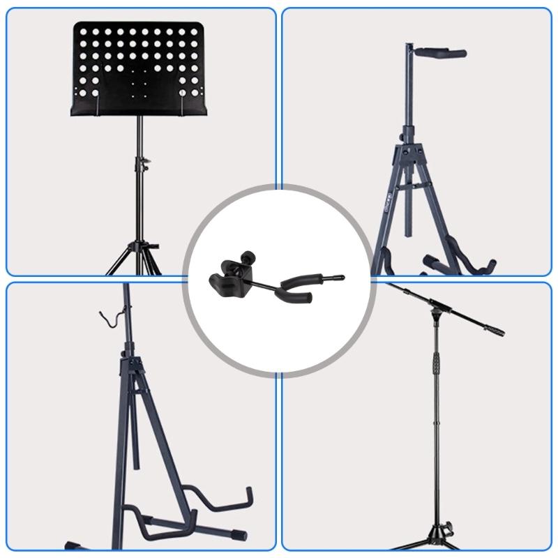 Violin Holder Hook Microphone Or Sheet Music Stand Violin Holder Violin Viola Hanger for Music Stand Violin Viola Hook