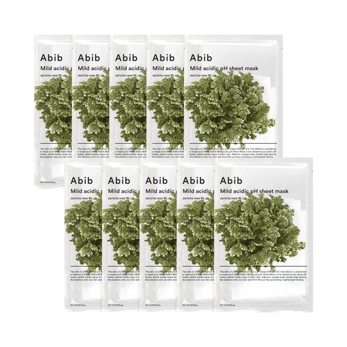 Mildly acidic sheet mask resurrection fit 10 sheets