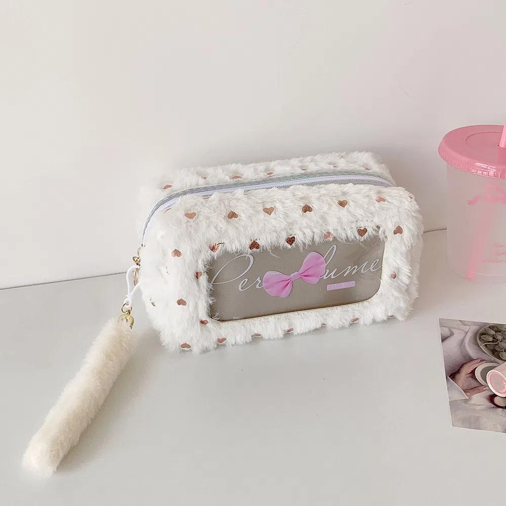 Bowknot Y2K Bow Stationery Bag Desktop Storage Bow Pencil Pouch Korean Style Pencil Case  School