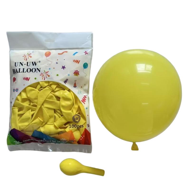 Durable and Safe 10-Inch Colorful Balloons for Kids' Birthday Party Decorations