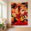 Kyojuro (5) Wall Tapestry Stylish Wall Hanging for Bedroom Living Room Dorm Nice Present for Family and Friends
