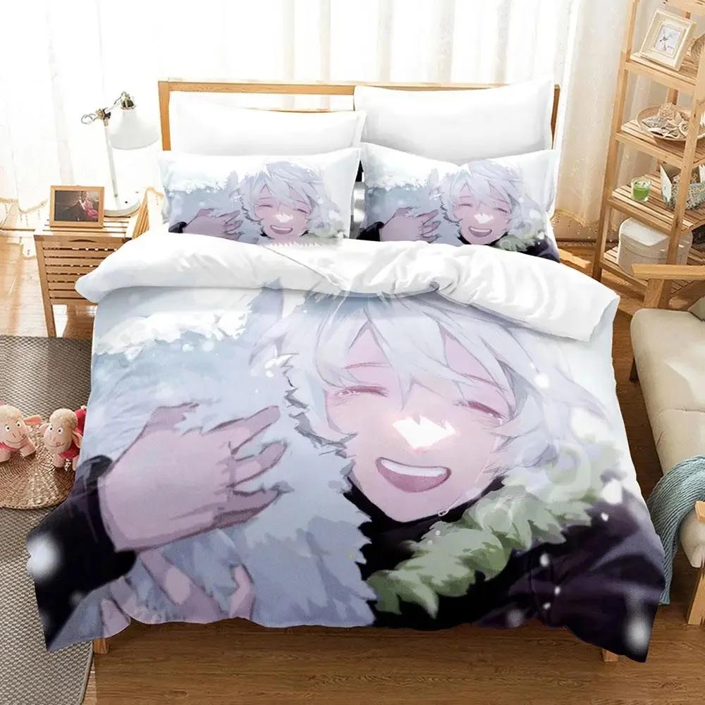 Anime To Your Eternity Bettwäscheset Jungen Mädchen Twin Queen Größe Bettbezug Kissenbezug Bett Kinder Erwachsene Mode Heimtextilien