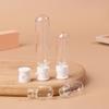 5pcs 2/3/5/10ml Refillable Transparent Sample Vials Empty Capsuled Containers for Powder, Solid, and Essential Oil Storage