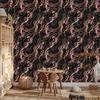 Rust and Burgundy Marble Wallpaper for Living Room and Bedroom 50x1000