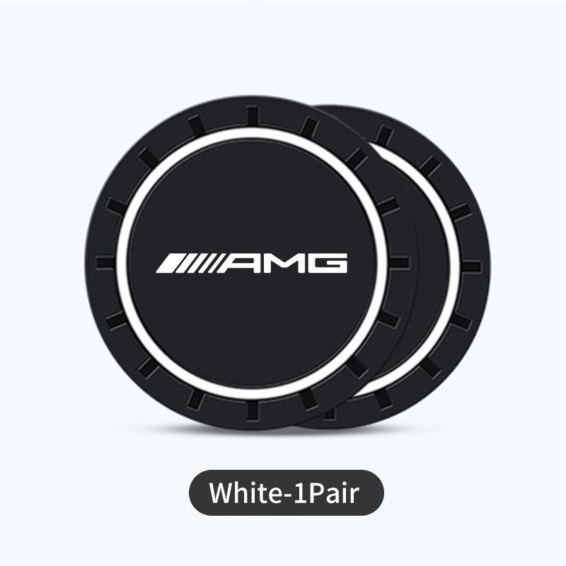 

2pcs Silicone Car Water Cup Holder Coaster Anti Slip Pad Mat For Mercedes Benz AMG W204 W205 W203 W211 W201 W210 W108 W124 W126
