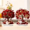 Valentines Day Acrylic Rose Flower Tree 2D Flat Ornament Romantics Home Tabletop Decors For Wedding Living Room Bedroom