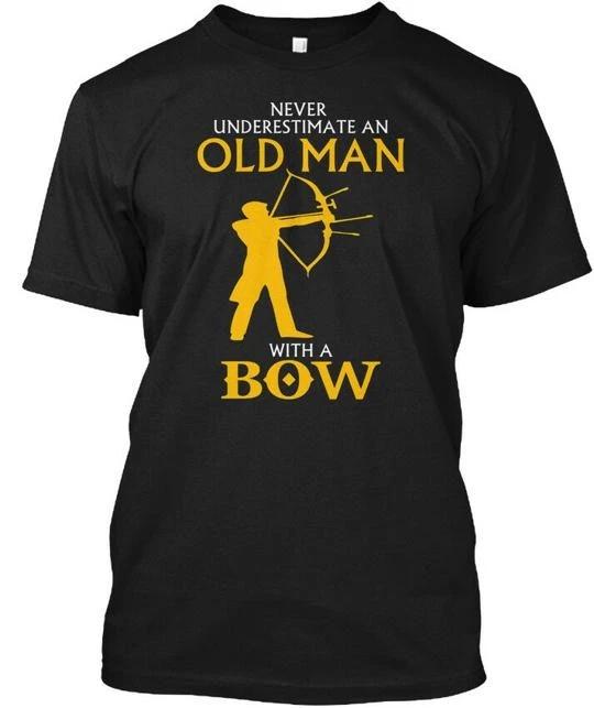 

An Old Man With Bow S Never Underestimate A TTshirt Made in USA Size to 5XL L