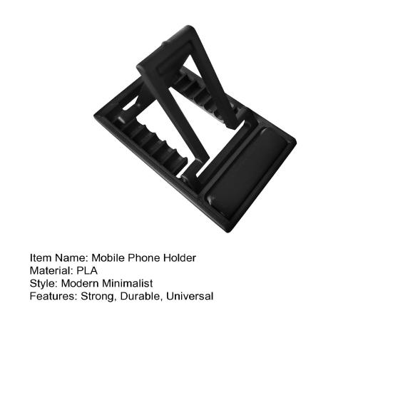 Foldable Phone Holder Credit Card Sized Portable Adjustable Cell Phone Mount for Hands-Free Viewing Easy One-Hand Operation Smartphone Stand