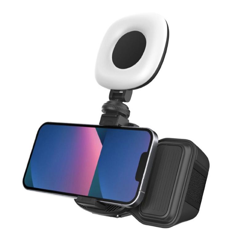 Phone Camera Grip Handle Holder With Light Wireless Smartphone Handle With Shutter Phone Filming Selfie Video Vlog Accessories