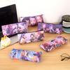 Kpop Demon Hunters Pen Case Large Capacity Pu Storage Bag For Students And Office Use