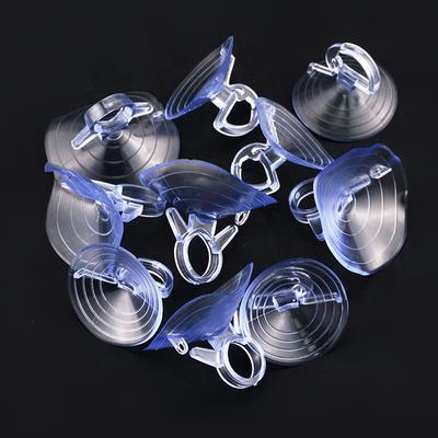 10Pcs 4.5Cm Rubber Clear Sucker Pvc Suction Cup Hook Car Sunshade Suction Cup