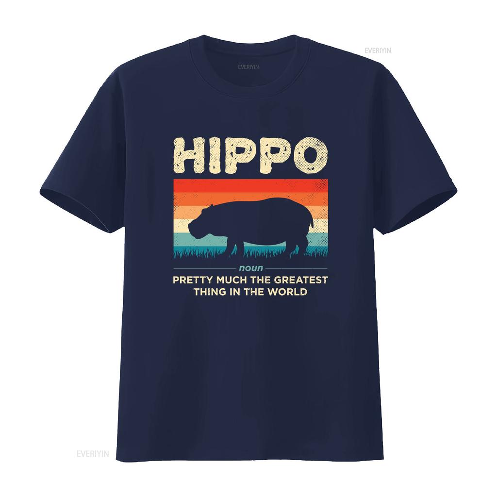 Funny Hippo Definition Hippopotamus Vintage Retro T Shirt Cute Hippos Costume African Wildlife Animals Lover Zoo Trip vintage