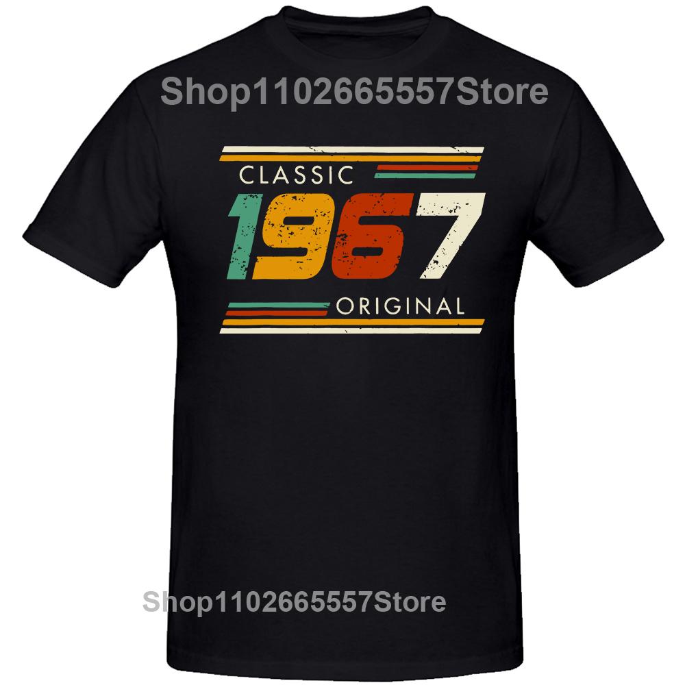 Classic 1967 Original Vintage 57th Birthday Gifts 57 Year Old T Shirts Summer Christmas Party Cotton Retro Gift Idea T-shirt