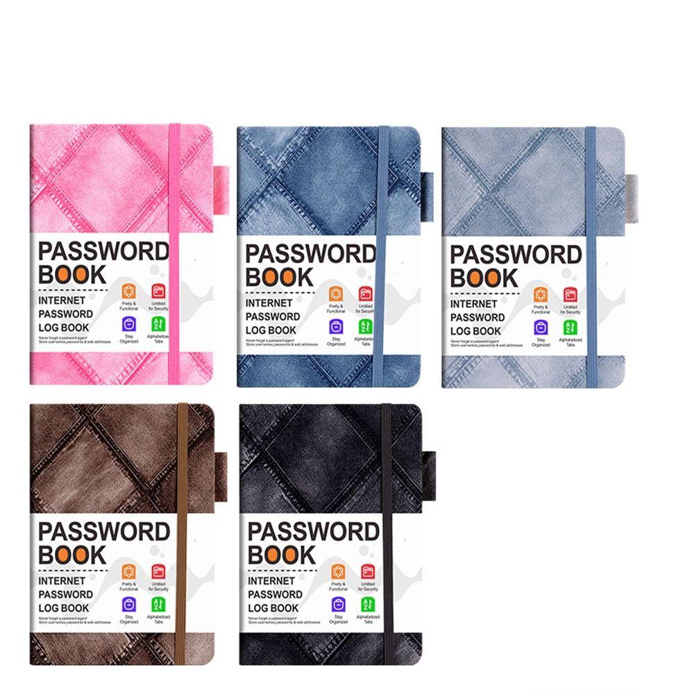 To Record Internet Logins Password Organizer Address Book Password Keeper Notebook  For Seniors