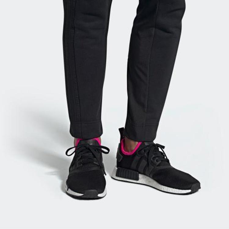 adidas NMD_R1 'Black Shock Pink' Men's DB3586