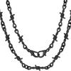 Trendiges Stachelhalsband & Armband Set - Minimalistisches Punk-Stil Choker