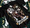 Anime Genshin Impact Itto Graphic Black TShirt Size S4xl