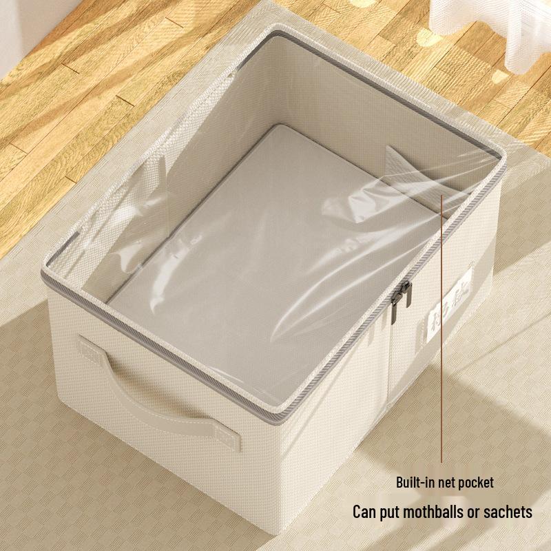 Tianshan Cotton Linen Portable Thickened Wardrobe Storage Box