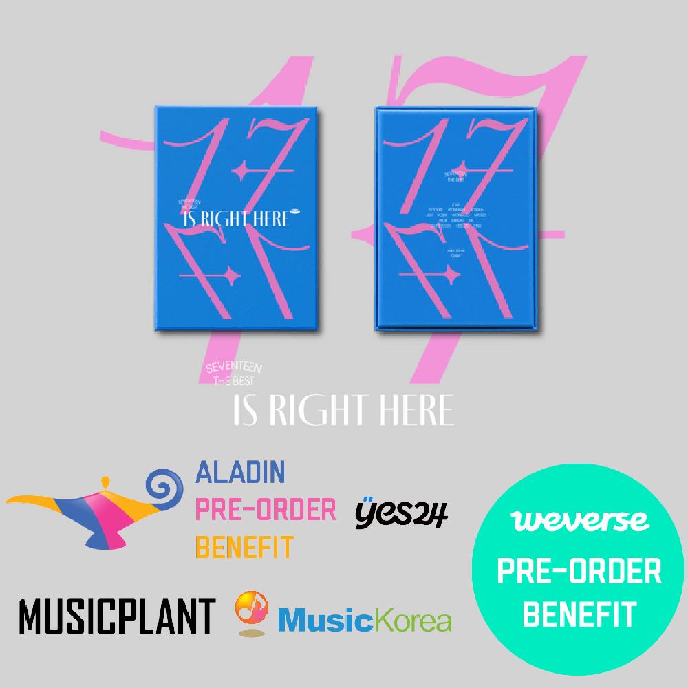 

Оформите предзаказ SEVENTEEN Best Album 17 IS RIGHT HERE Дорогая версия. И МАГАЗИН ПОБ