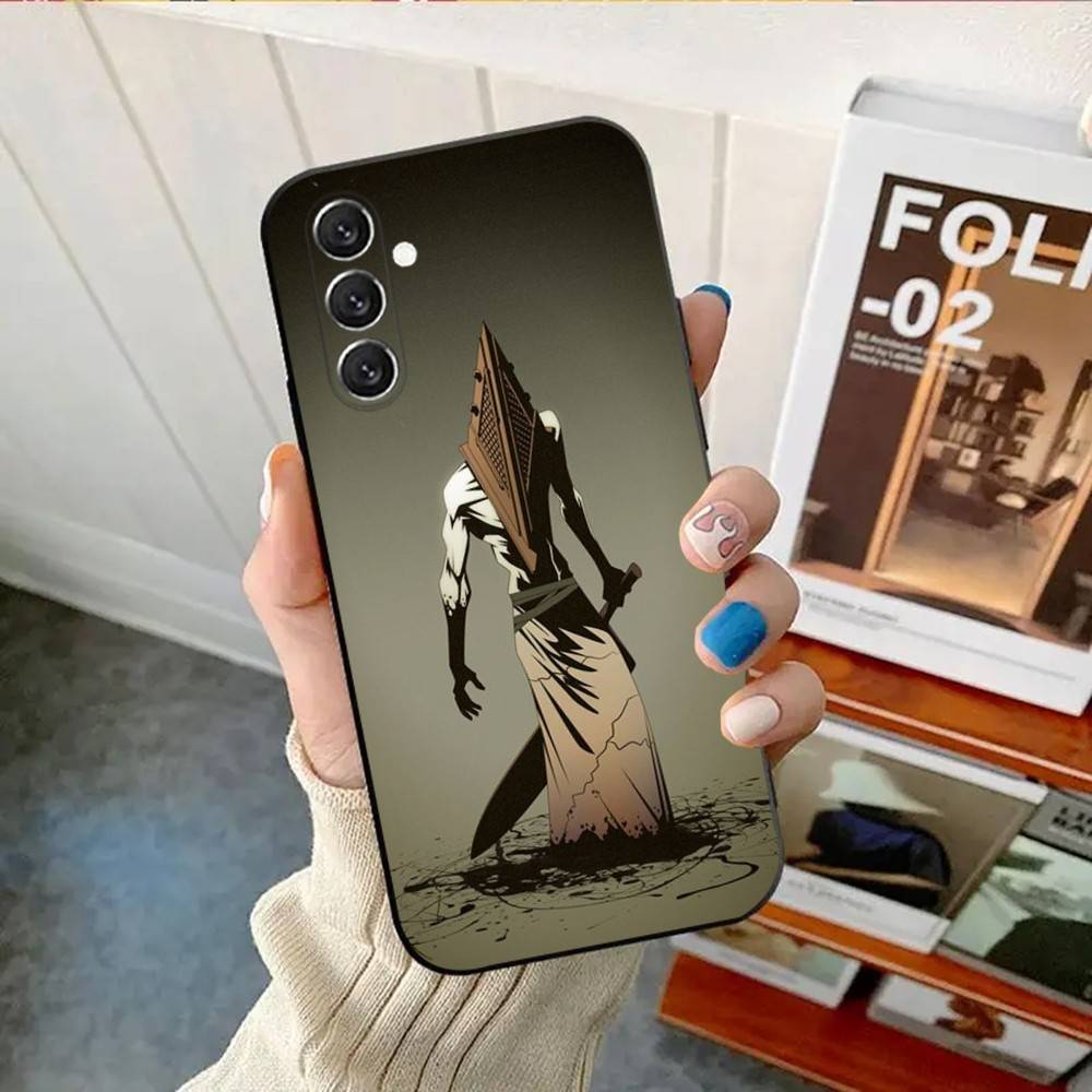 Horror Games Silent Hill Phone Case Phone Case For Samsung Galaxy A13,A21s,A22,A31,A32,A52,A53,A71,A80, Soft Black Shell