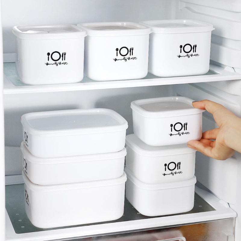 Plastic Food Storage Container with Lid - Sealed Fresh-Keeping Box for Fridge, Fruit, Lunch, or Bento.