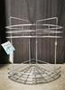 Corner bathroom shelf for shower, 2 levels, chrome
