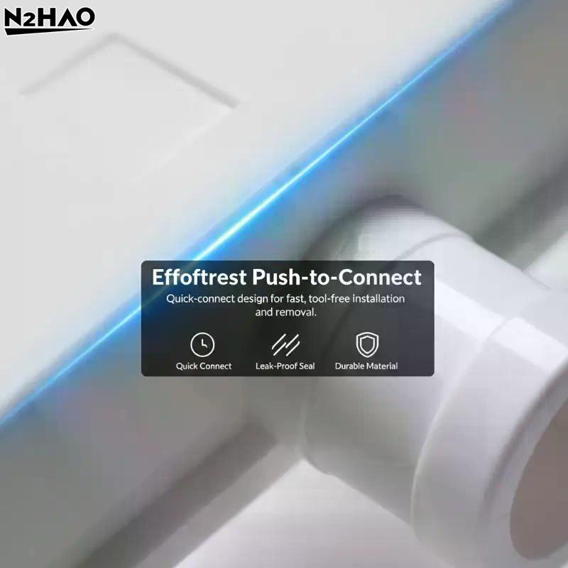 1/2 Thread To 1/4 3/8 Quick Connect Water Purifier Diverter Valve RO Feed Ball Valve For RO Water Filter System Home Kitchen