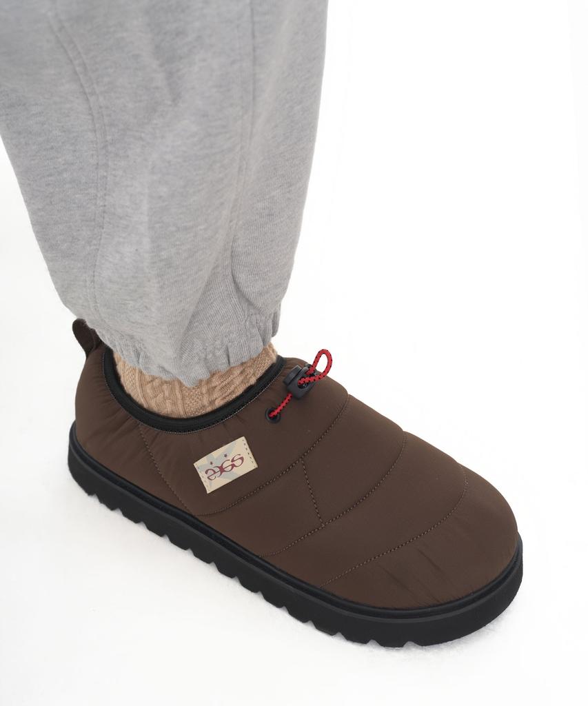 23.65 Polka 1 V2 Padded Thermal Slippers Brown Red