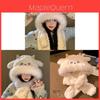 Cute Sheep Plush Hat With Ear Movement For Winter Warmth And Windproof Protection