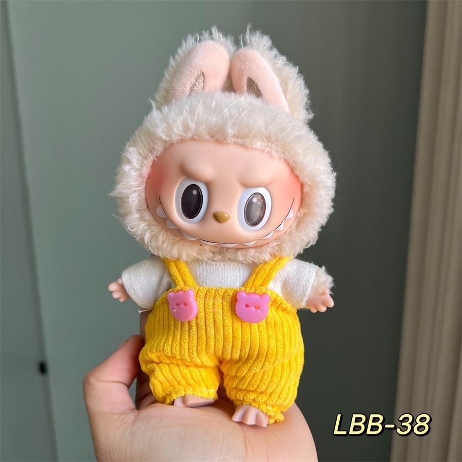 (No Doll)17cmLabubu Doll Clothes Figurines Can Be Worn and Dressed As Plush Toy Clothes