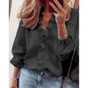 S-5XL New Print Women Ruffled Blouse Shirt Female Slim Fit Long Sleeve Blouses Women Clothes V-neck Tops Plus Size