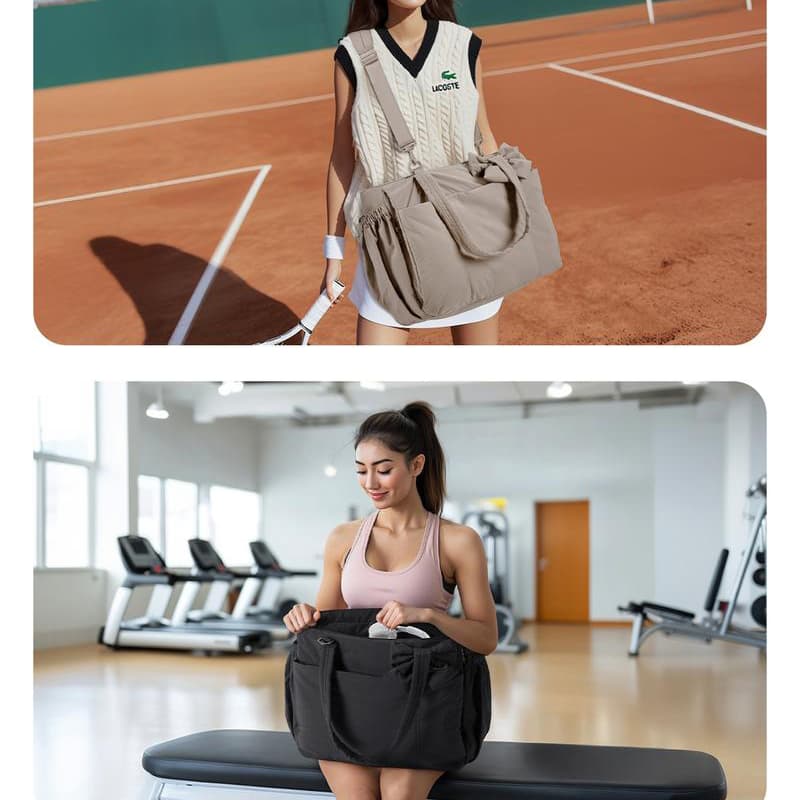 Ladies bow handbag travel bag