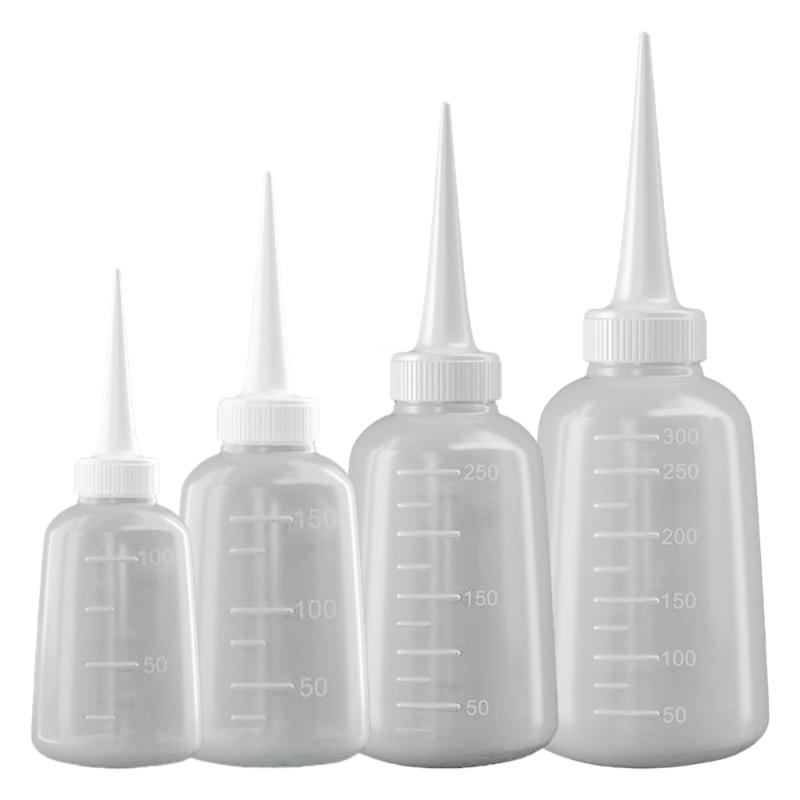 4Pieces Translucent Squeeze Bottles Multifunctional Wash Bottle DIY Supplies Ideal for Glues Oil and Laboratory Use 1