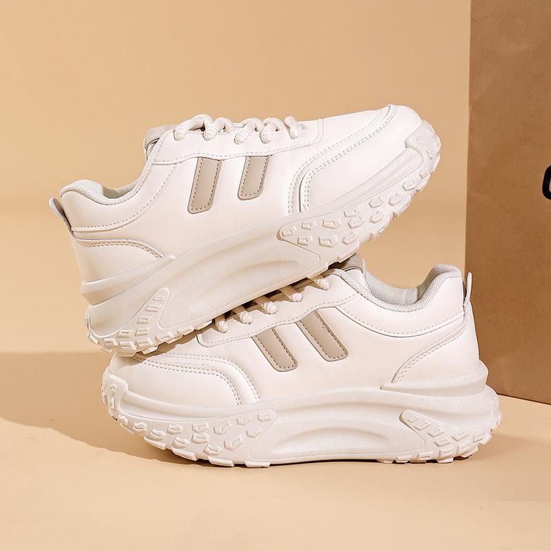 Little White Shoes Women's Spring New Student Women's Shoes Sports Shoes Ins Running Shoes Platform Dad Shoes