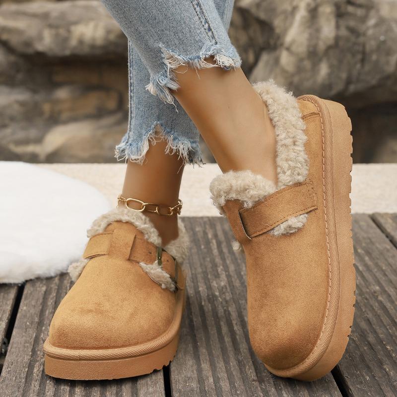 

Fashion 2025 Fashion Ladies Shoes Ankle Women s New Belt Buckle Daily Winter Plus Velvet Keep Warm Best Seller Comfortable Snow Boots 36 верблюд