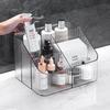 Transparent Multi-Compartment Desktop Organizer