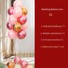 Wedding Venue Floating Red Balloons Package Engagement Decoration Road Guide Romantic Wedding Table Floating Bracket Arrangement