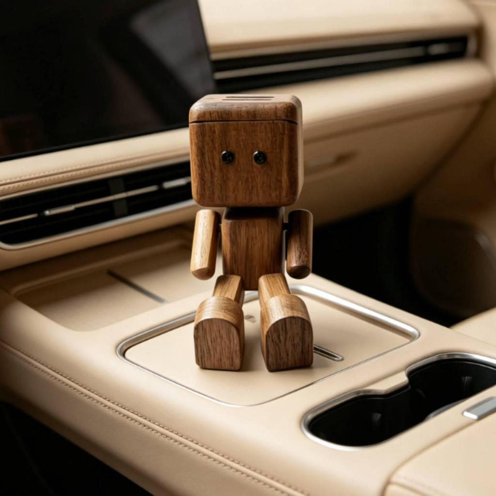 Wooden Car Scent Ornament Gift Idea Dashboard Solid Wood