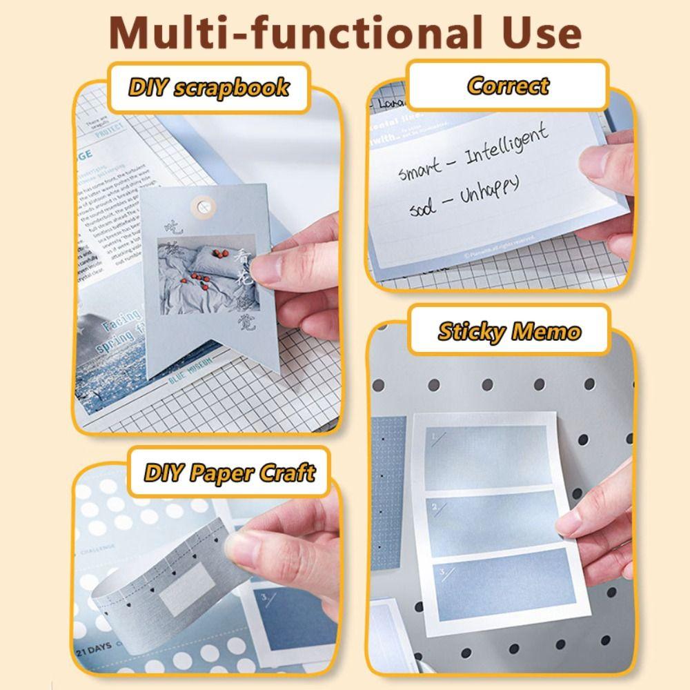 Pen Shape Glue Tape Rotary Type Dispensing Adhesive New Double-sided Adhesive Tape  School Office
