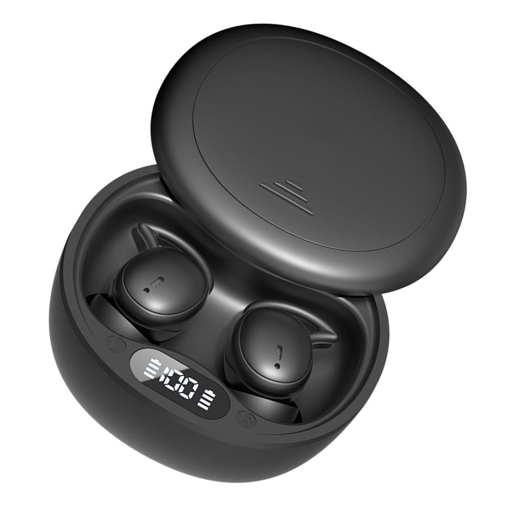 Wireless Earbuds Digital Display Skin Friendly Portable Noise Blocking Earphones for Sleeping