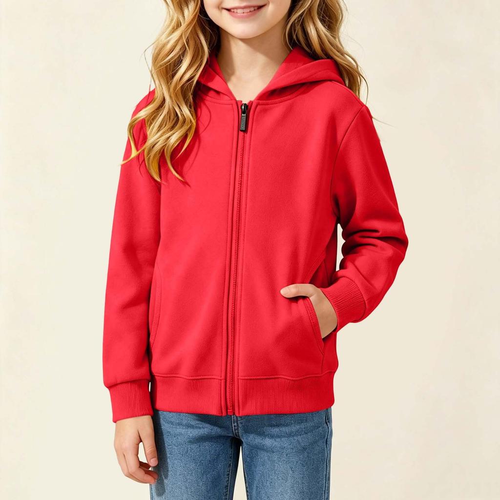 Moletom com Capuz Estampado de Natal de Manga Longa para Meninas Top Casual Confortável para o Feriado